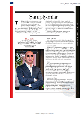 Forbes’ta Yerimizi Aldık: BES’te Lider Performans